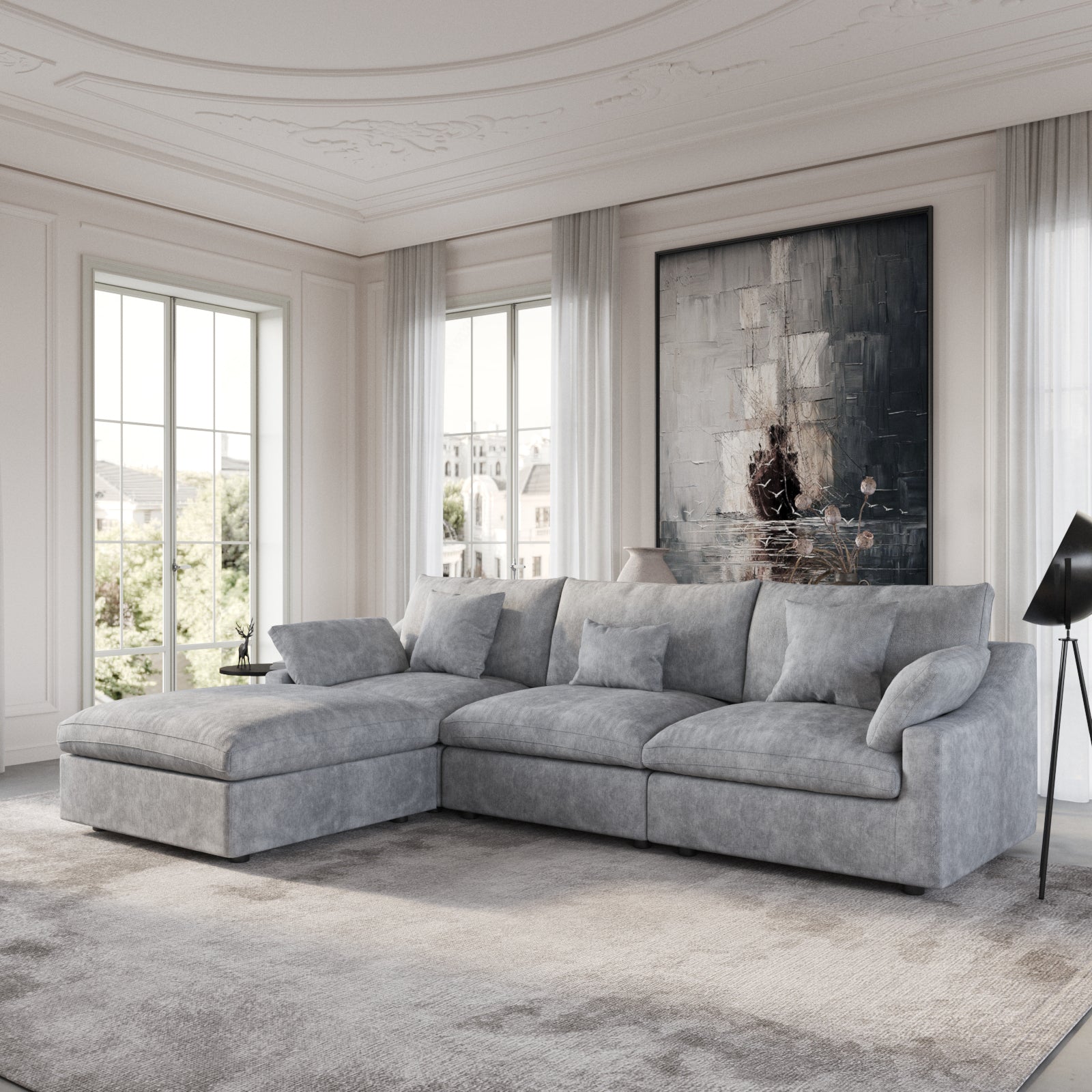 Vienna Cloud Curve Three Seater