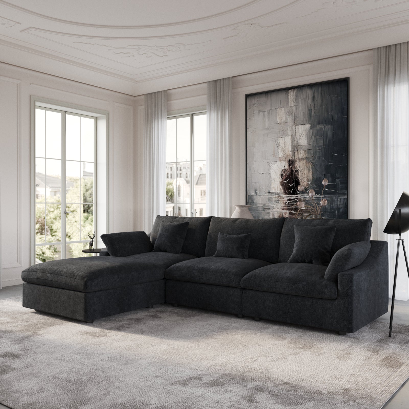 Vienna Cloud Curve Three Seater