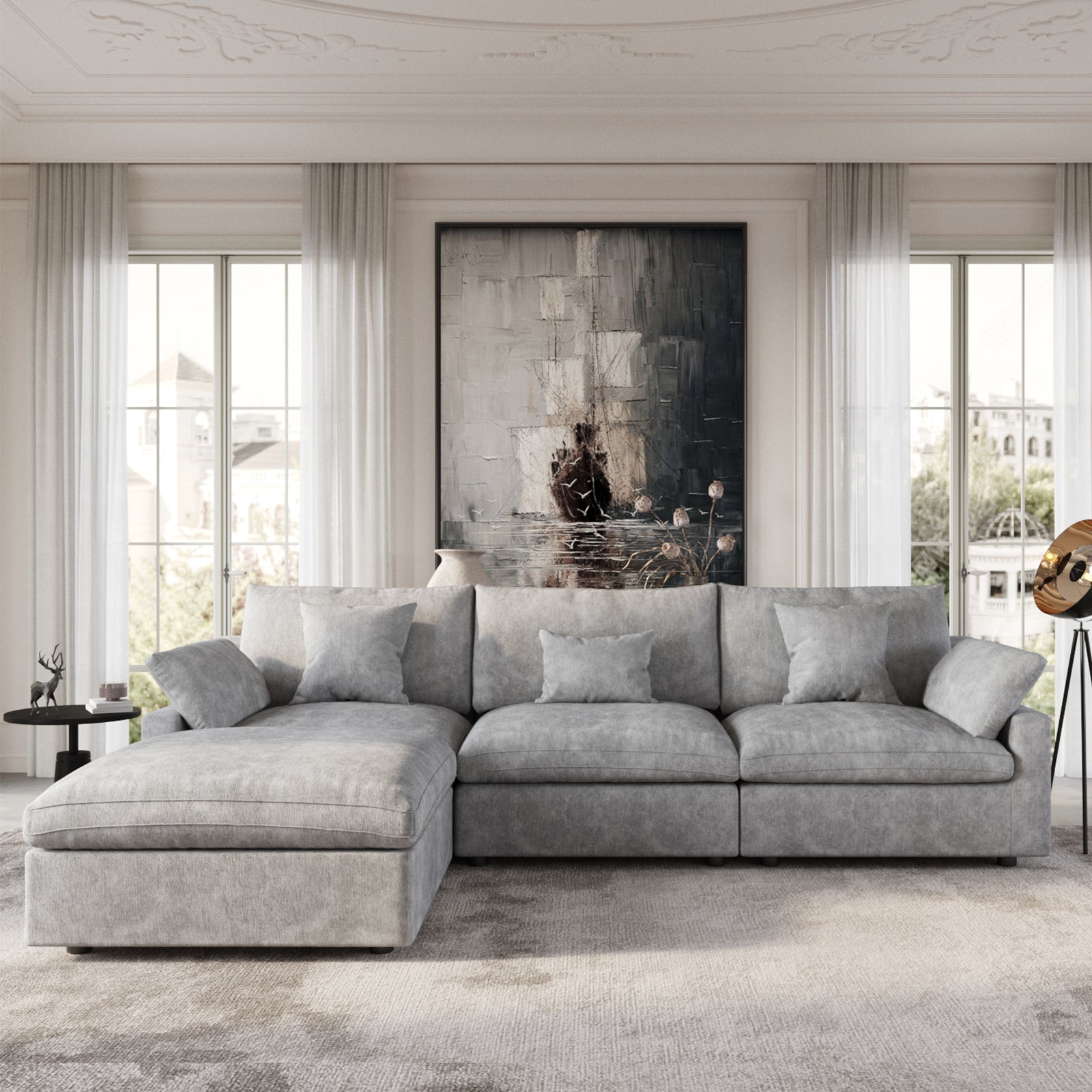 Vienna Cloud Curve Three Seater