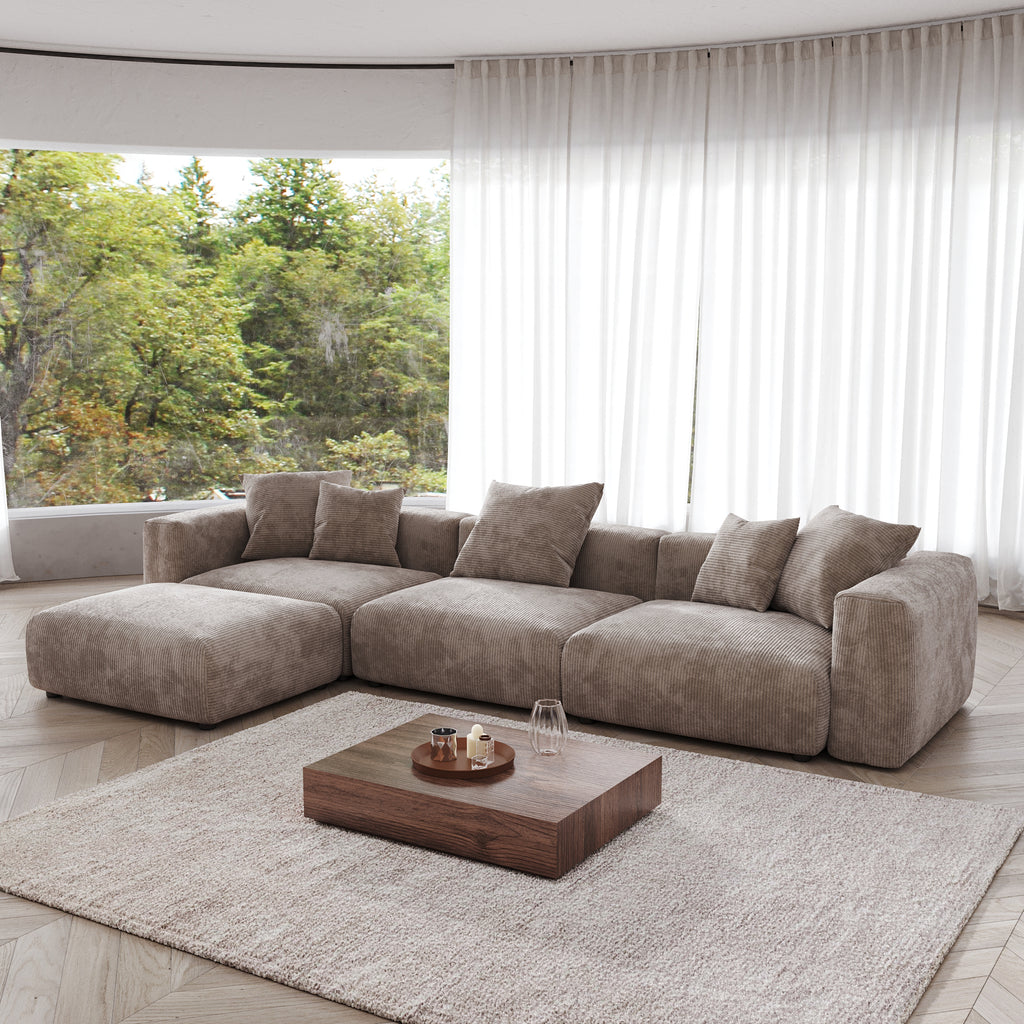 Mavi Corduroy Sectional