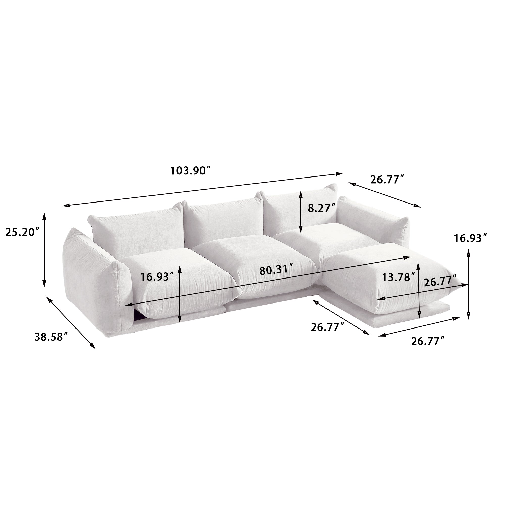 Nola Pillow Cushion Couch