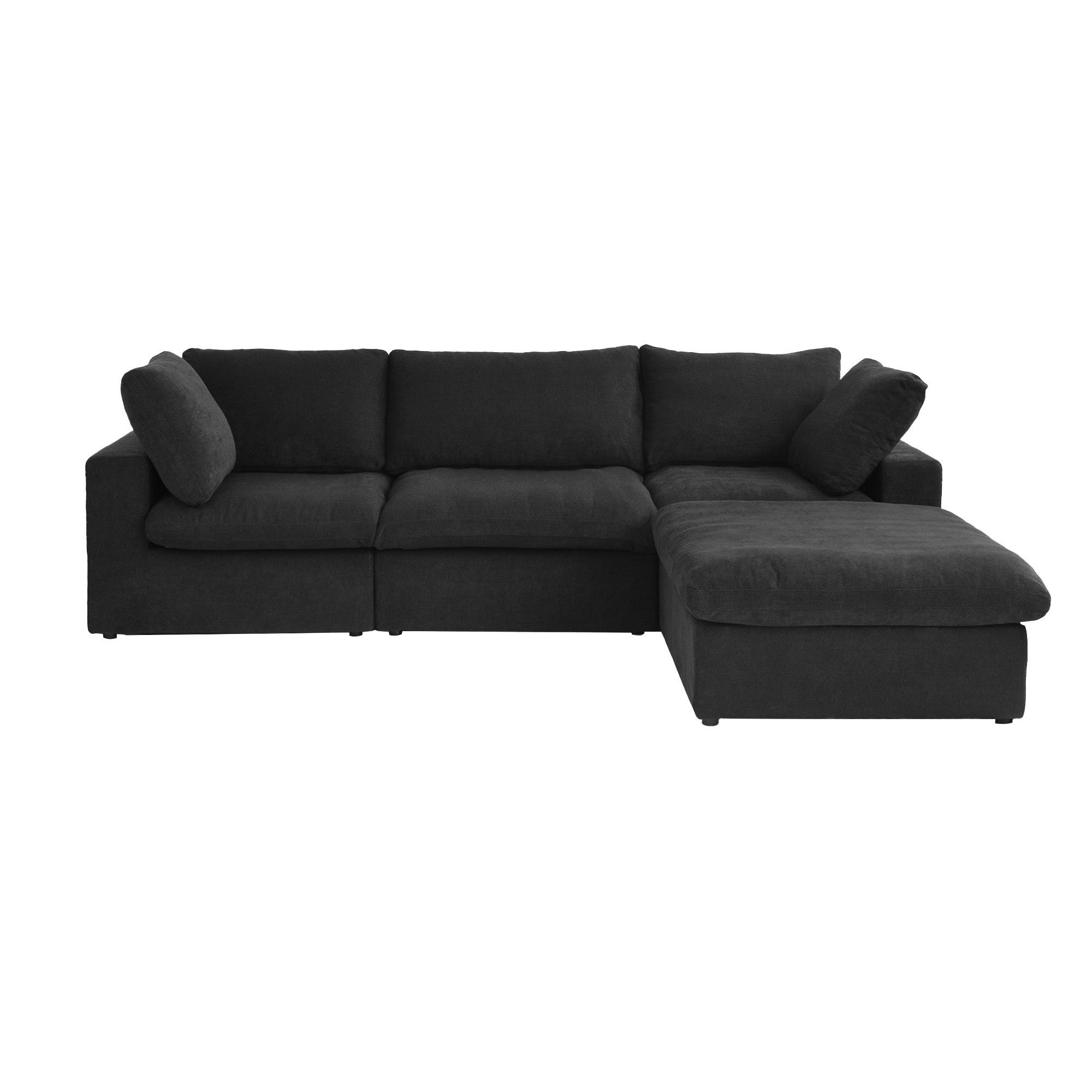 Kylar Cloud Three Seater Sofa + Ottoman