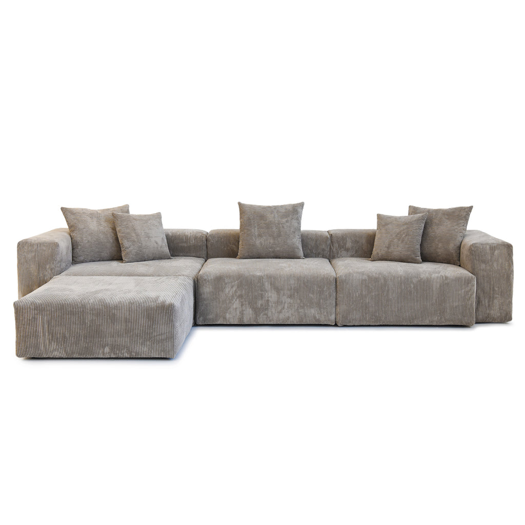 Mavi Corduroy Sectional