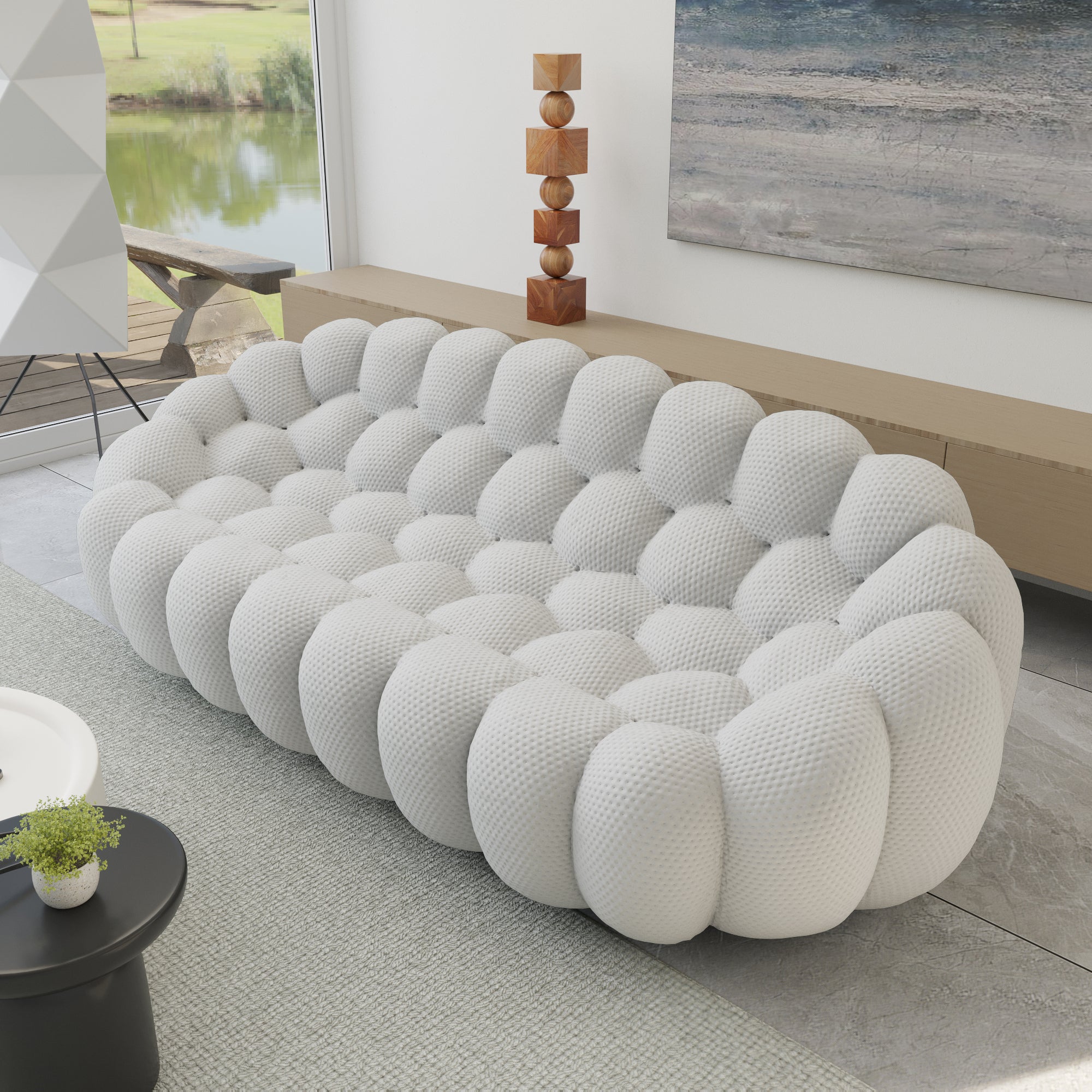 Oslo Bubble Three Seater Sofa