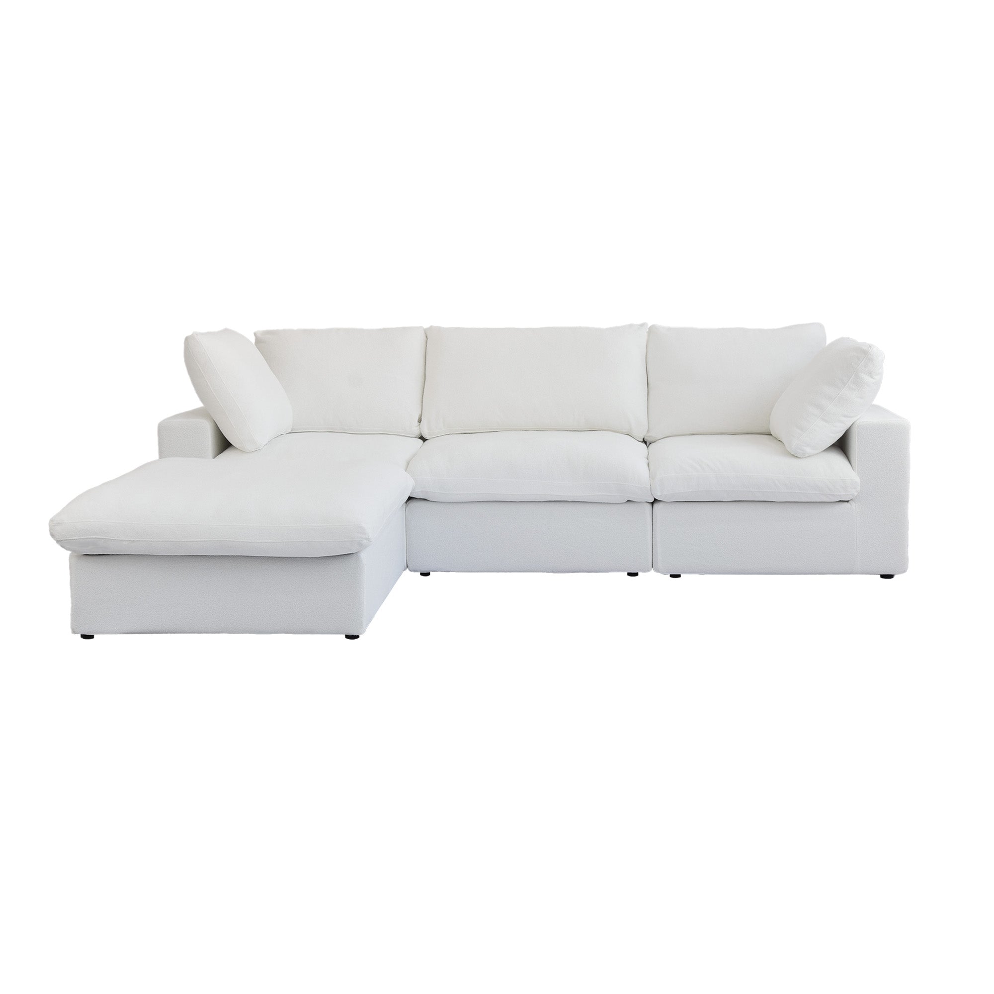 Kylar Cloud Three Seater Sofa + Ottoman