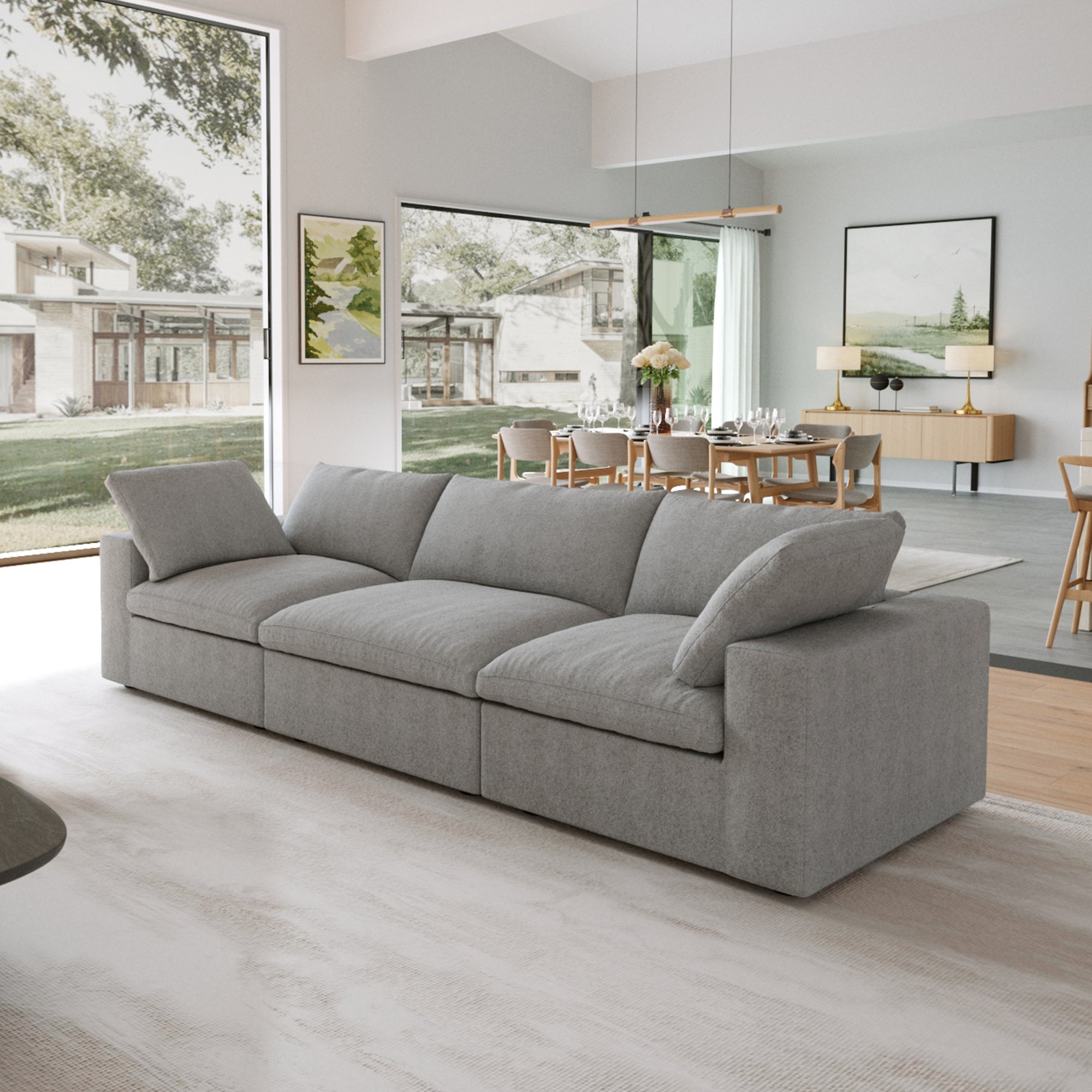 Kylar Cloud Three Seater Sofa