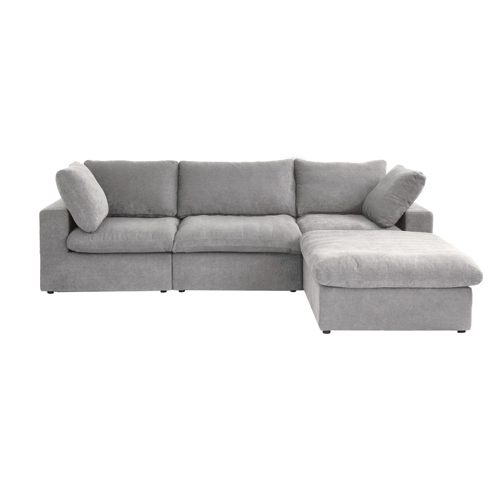 Kylar Cloud Three Seater Sofa + Ottoman
