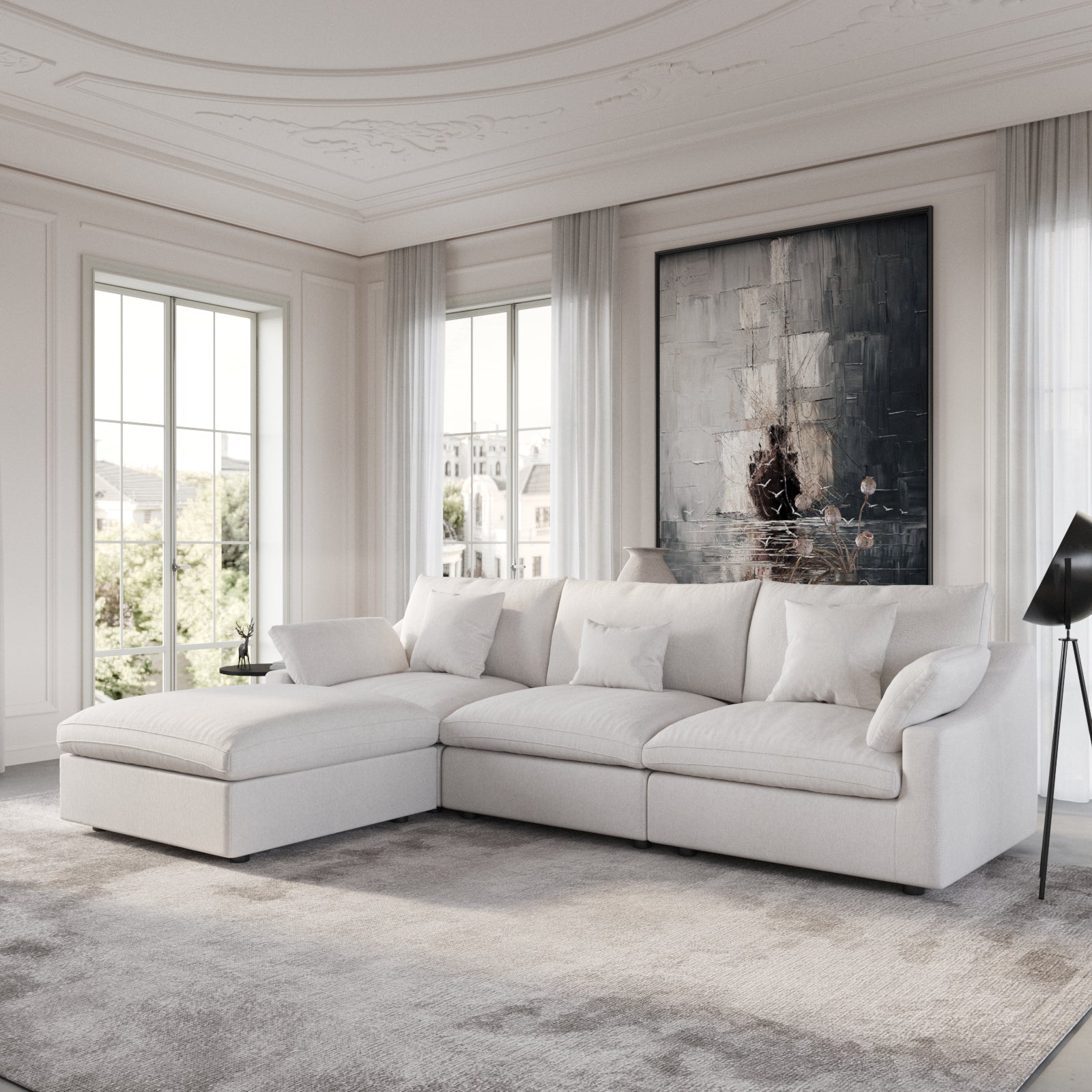 Vienna Cloud Curve Three Seater