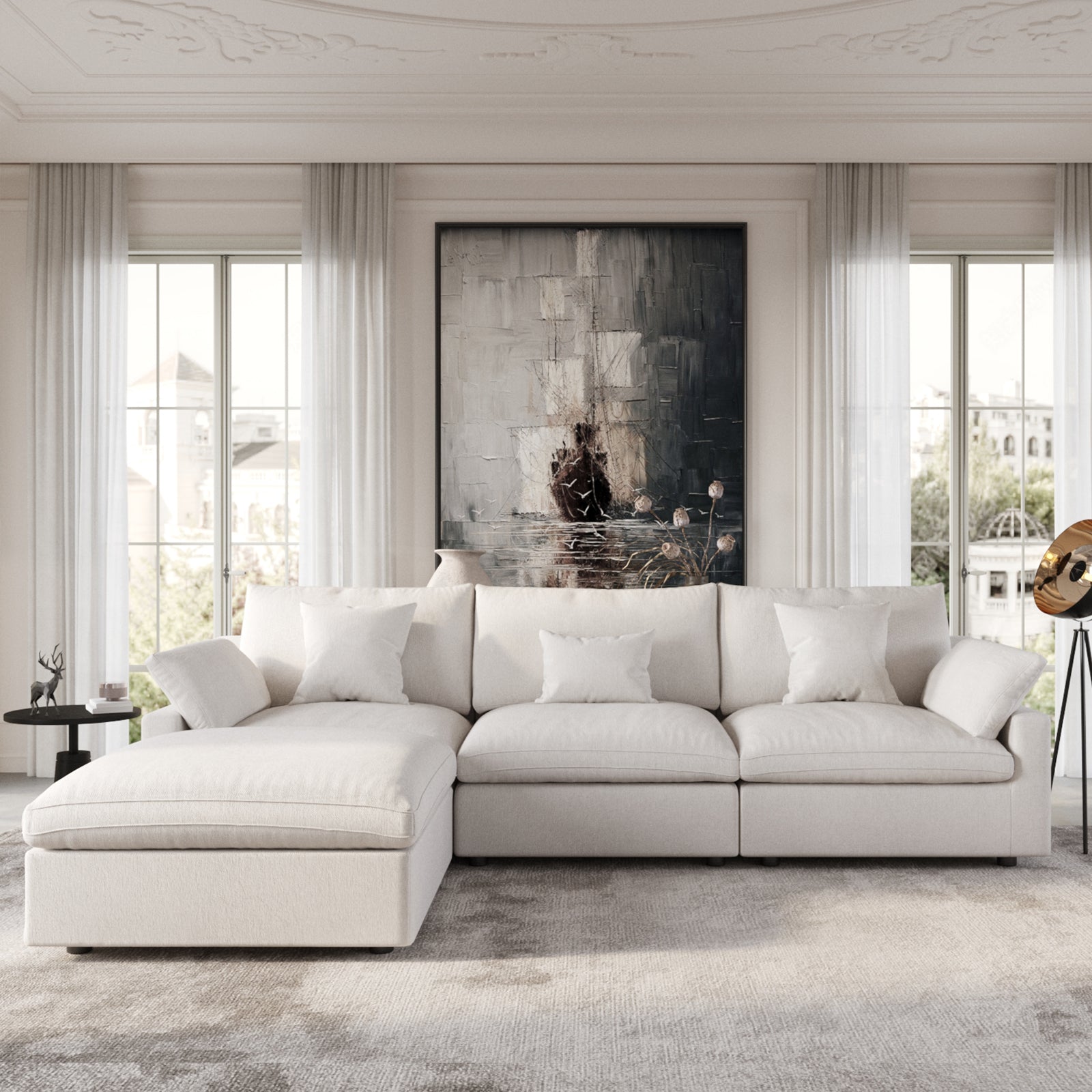 Vienna Cloud Curve Three Seater