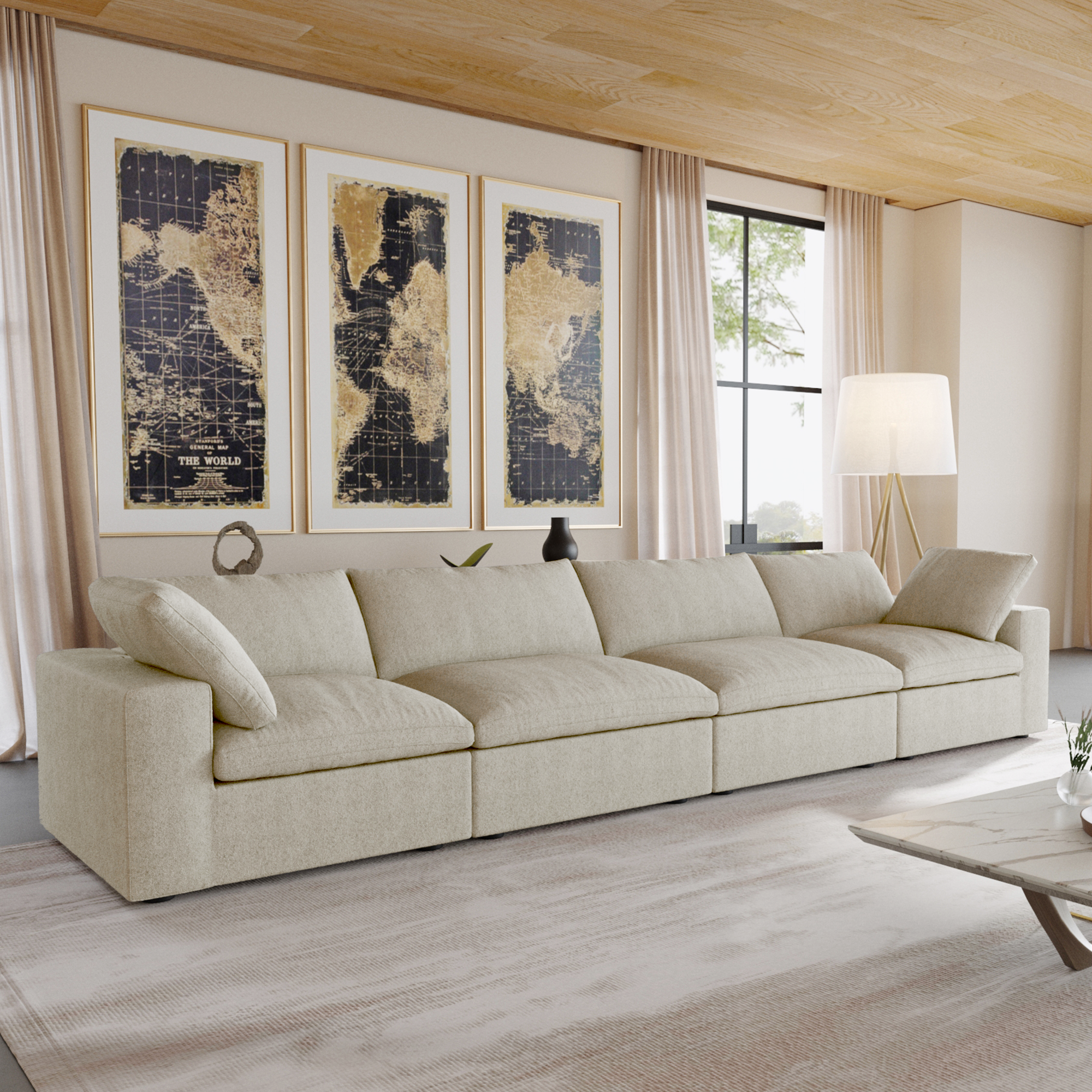 Kylar Cloud Four Seater Sofa