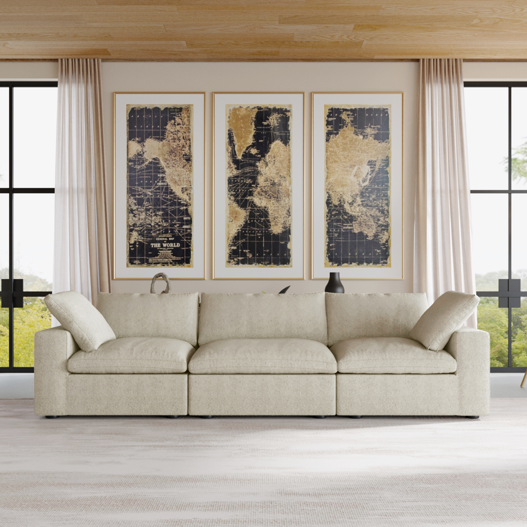 Kylar Cloud Three Seater Sofa