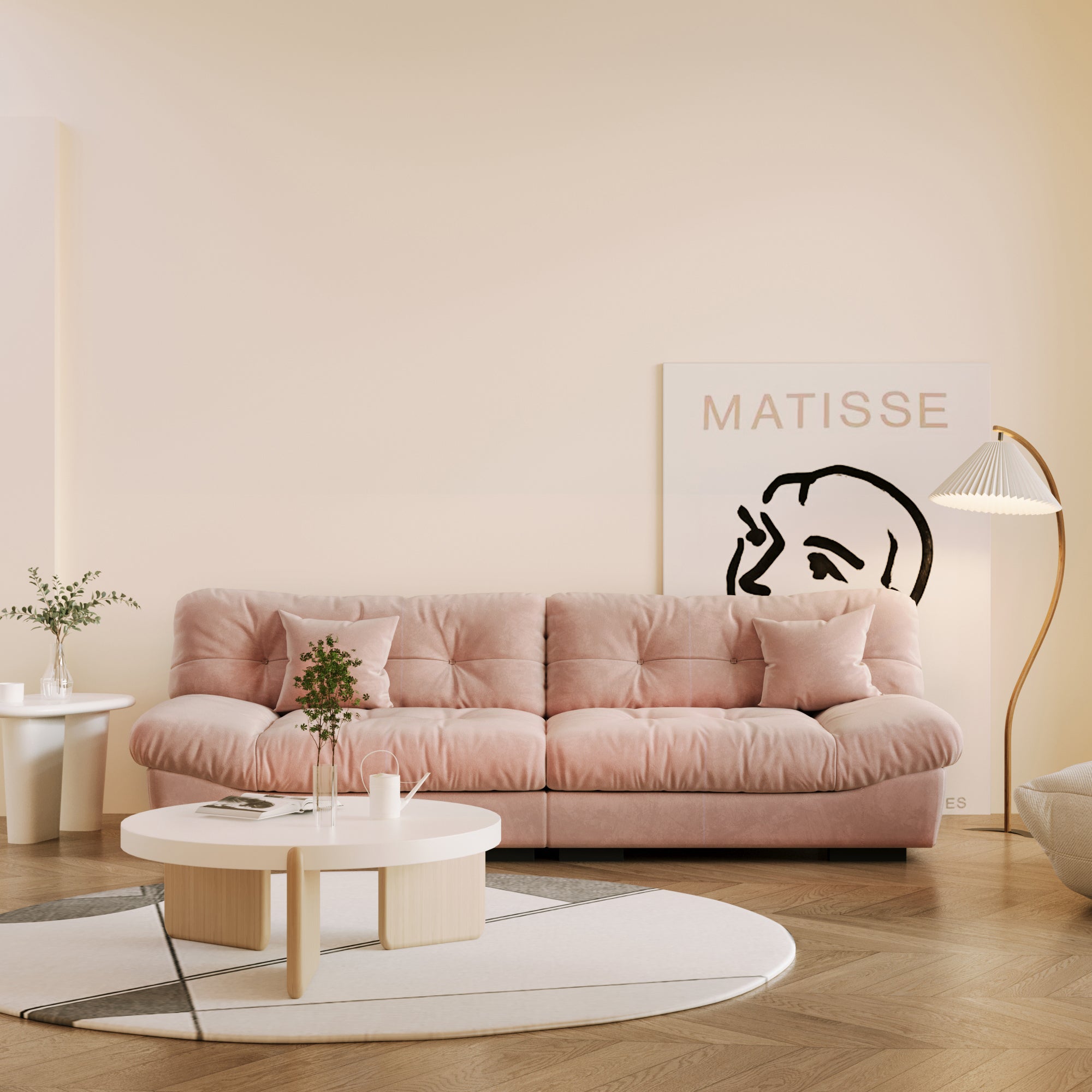 Munro Suede Sofa