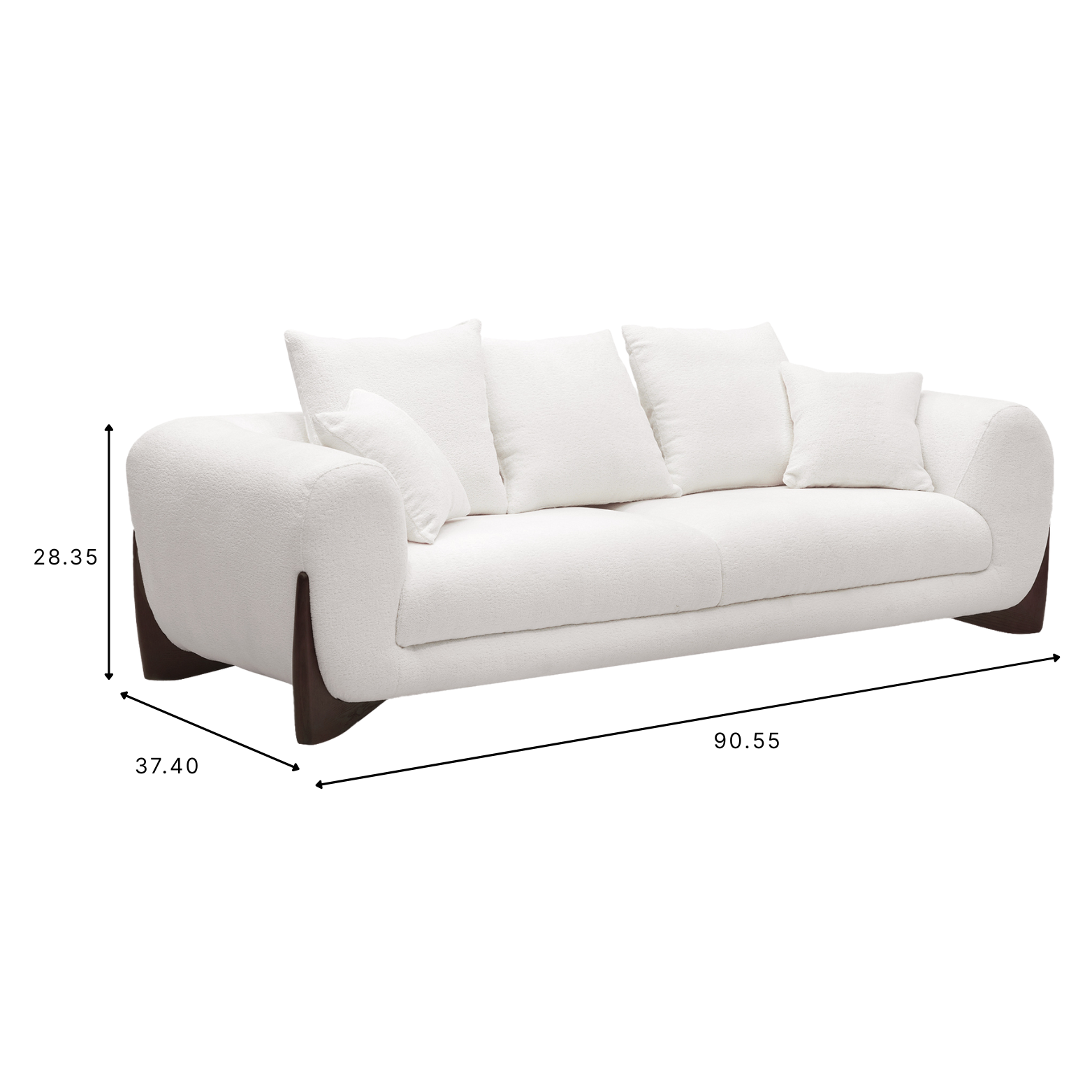 Emma Teddy Boucle Sofa