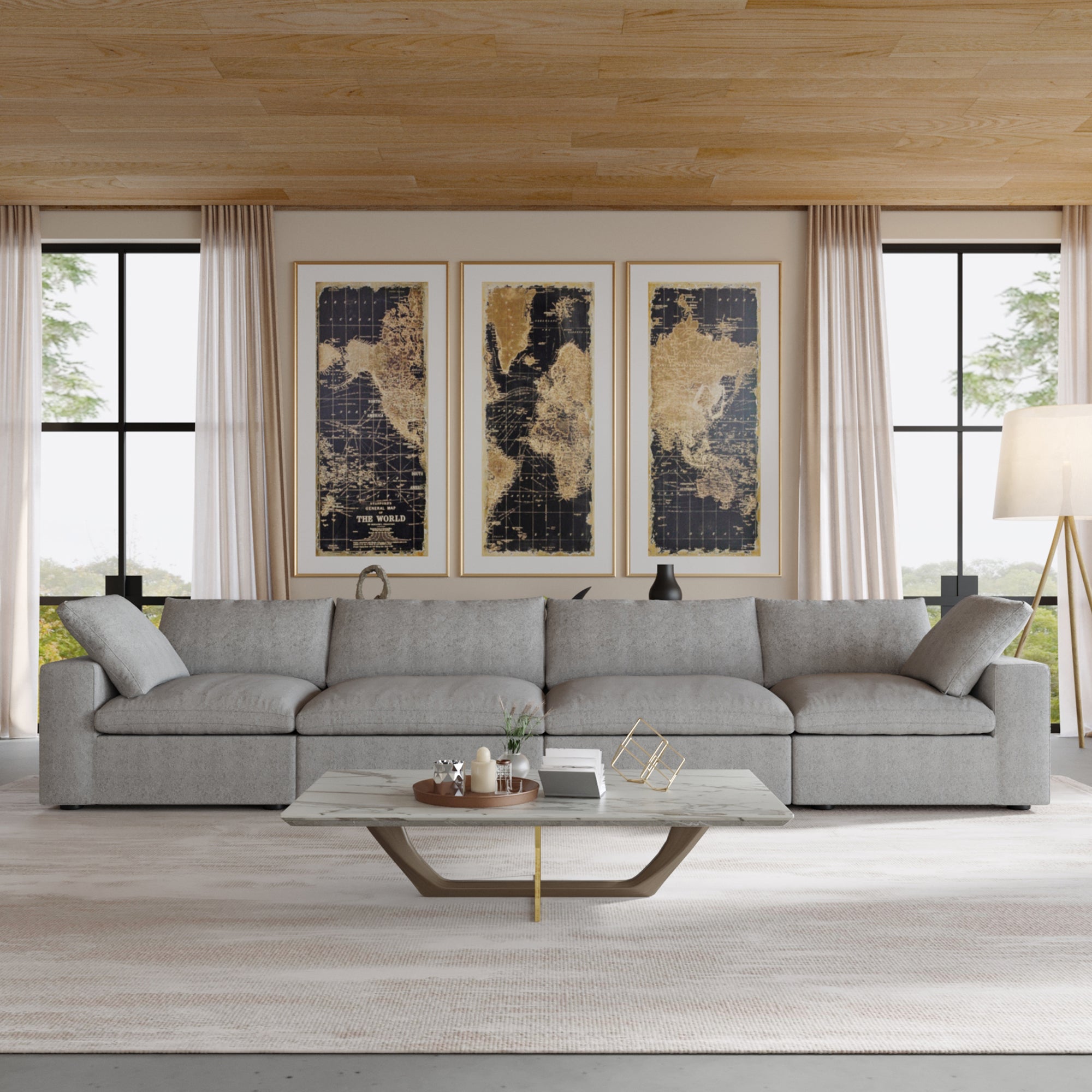 Kylar Cloud Four Seater Sofa