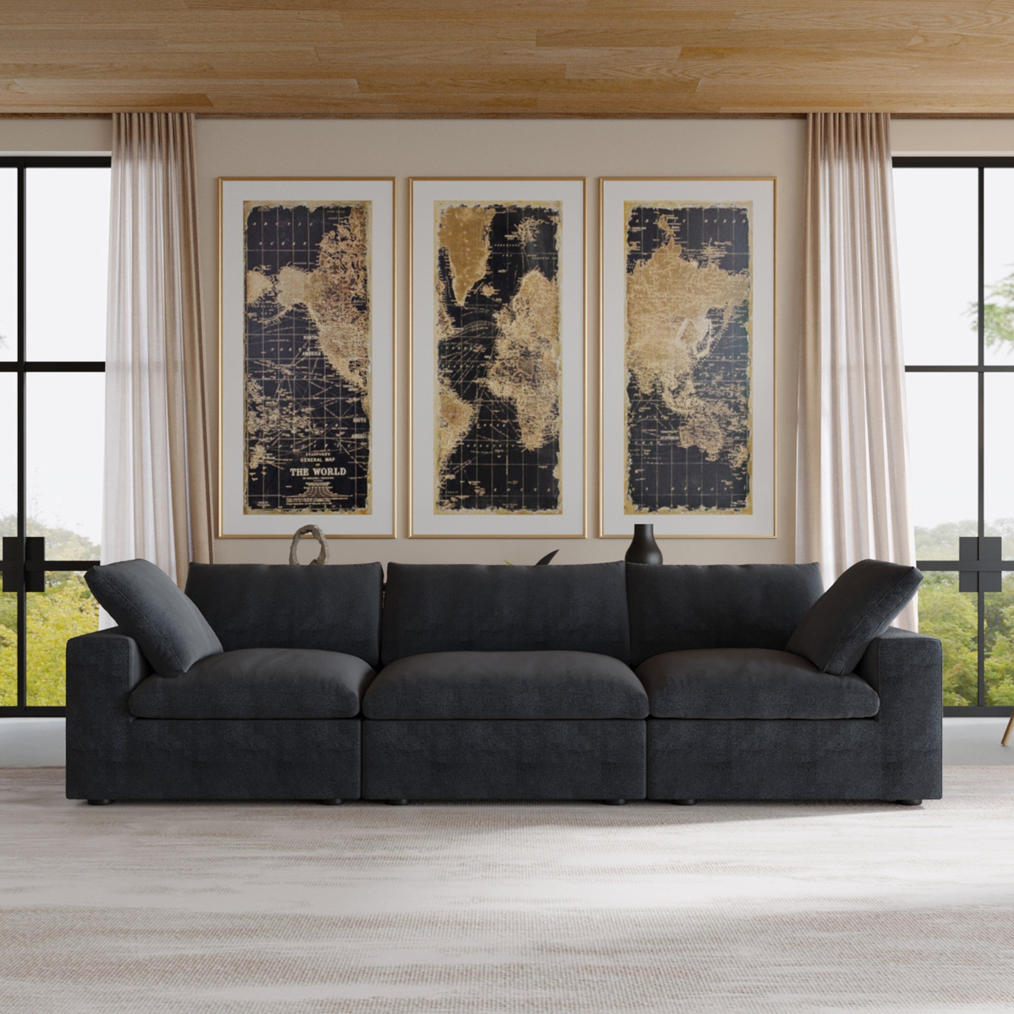 Kylar Cloud Three Seater Sofa