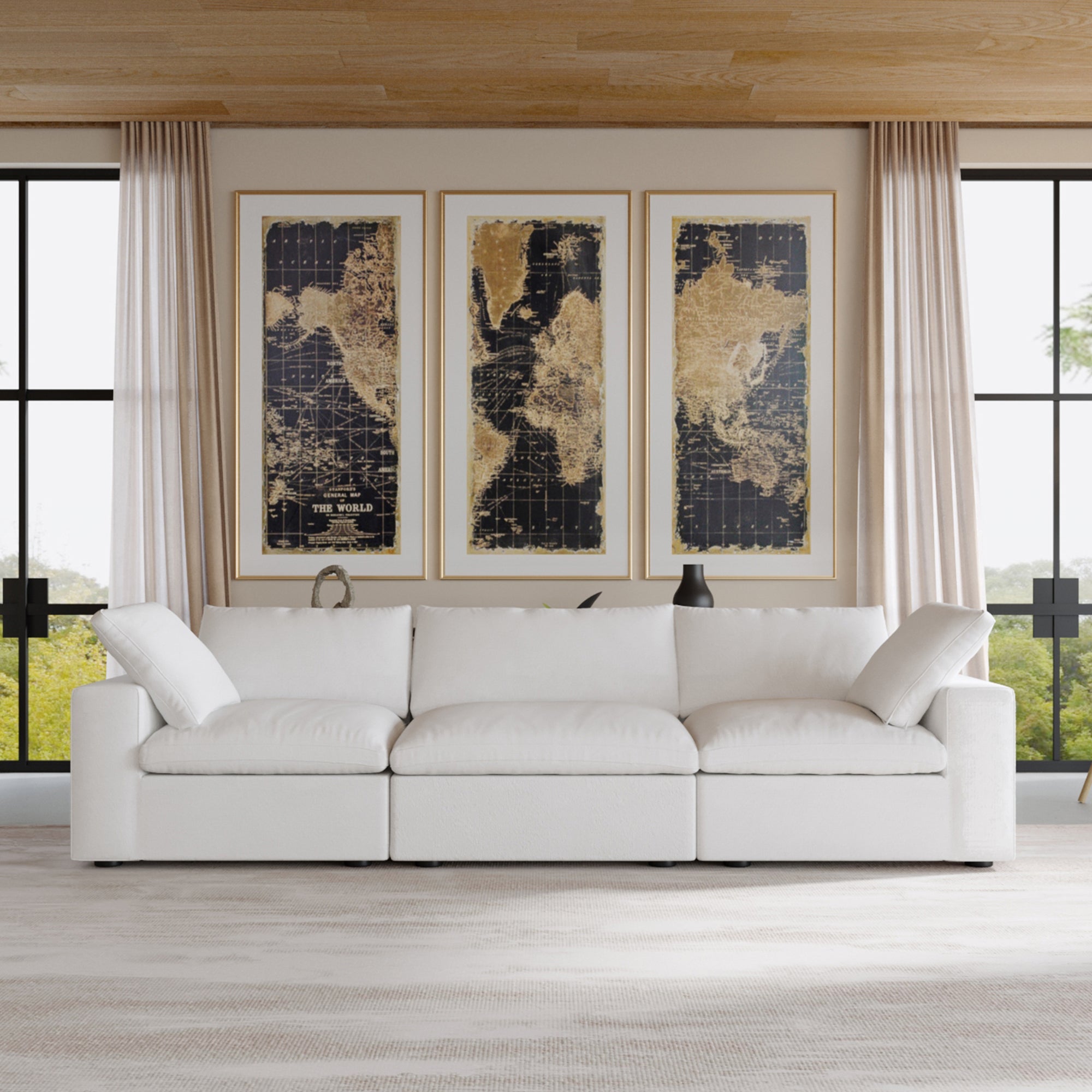 Kylar Cloud Three Seater Sofa