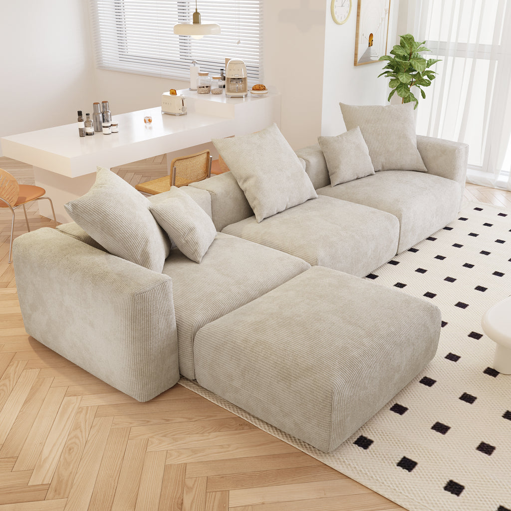 Mavi Corduroy Sectional