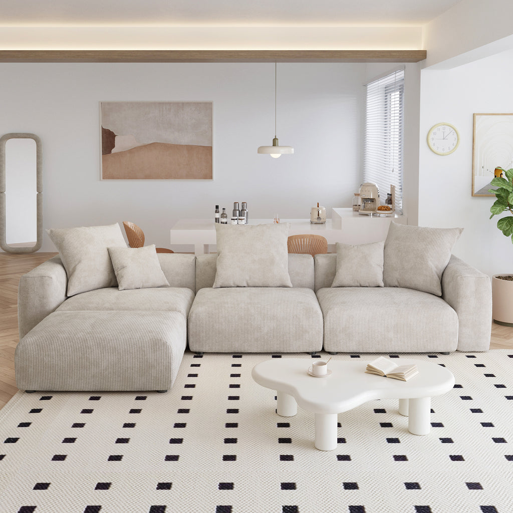 Mavi Corduroy Sectional