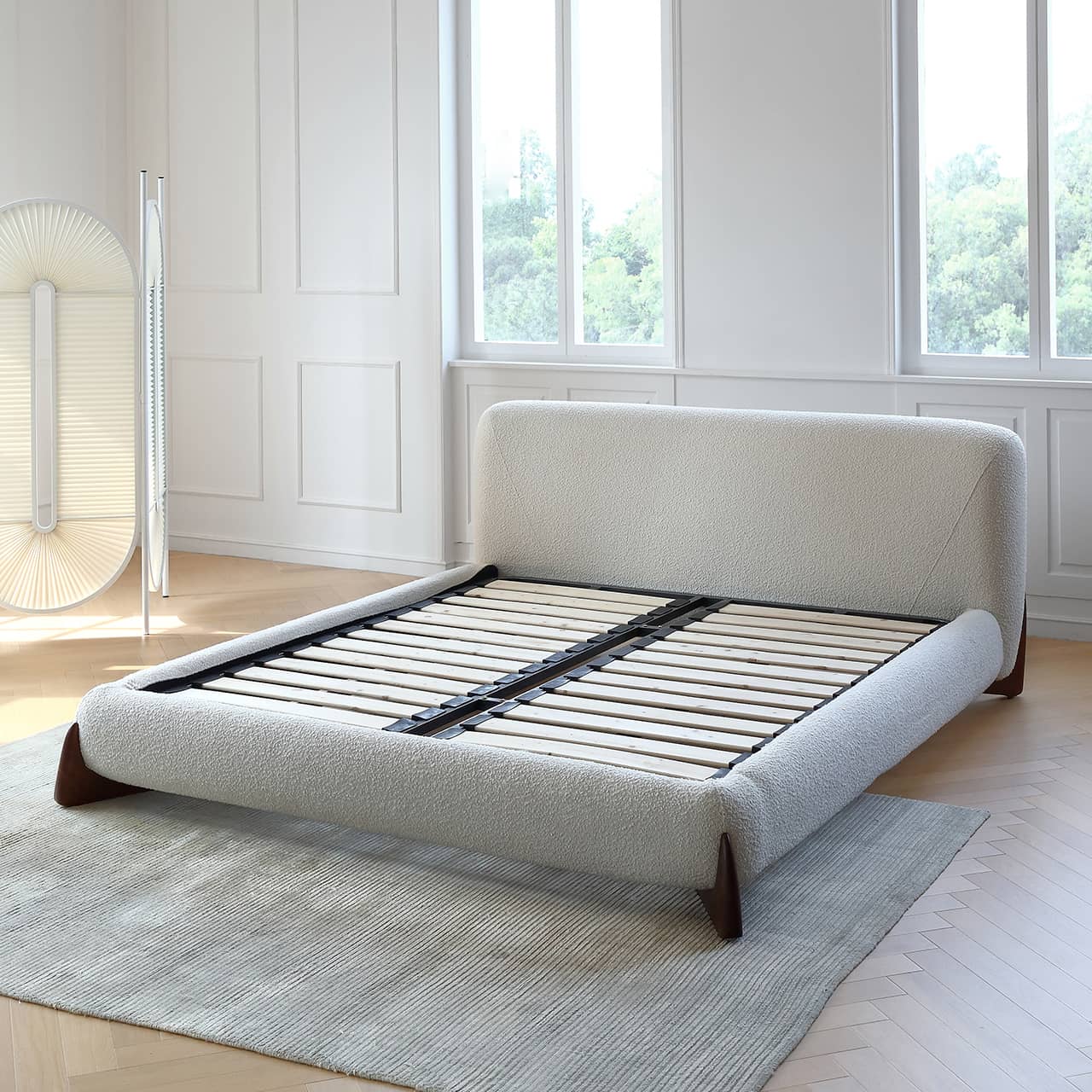 Emman Boucle Bed