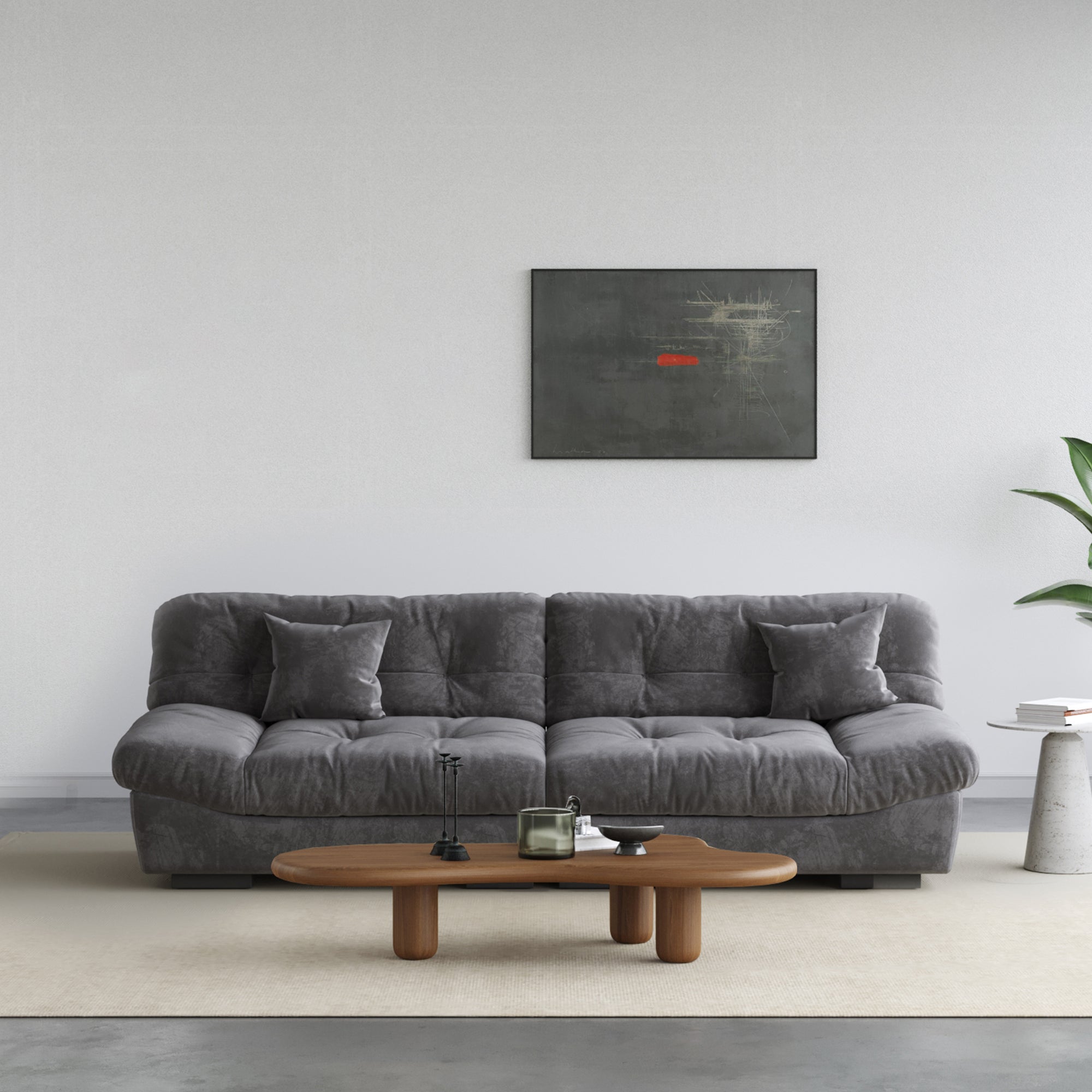 Munro Suede Sofa